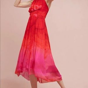 BRAND NWOT Anthropologie CASCADE HALTER Dress -SOLD OUT Size 4 by TRACY REESE